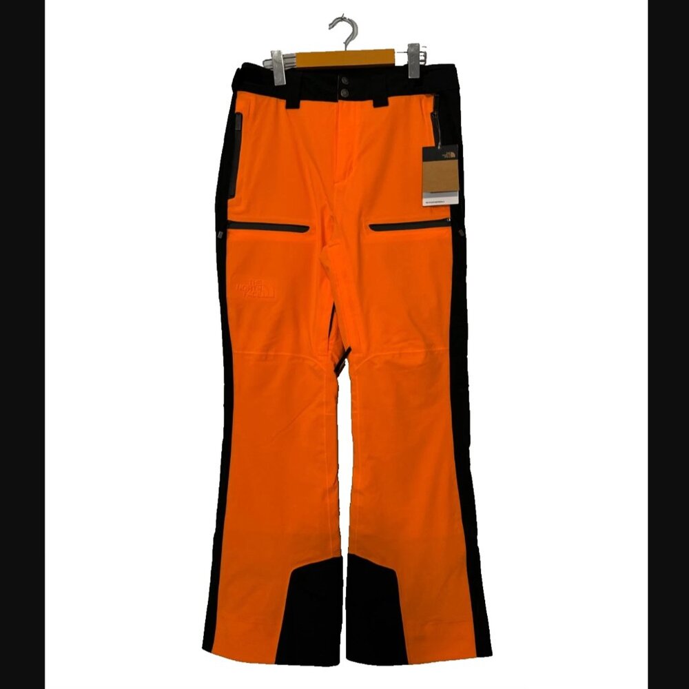 The North Face Mens Inclination Slim Fit Ski Orange Snowboard Pants S NWT